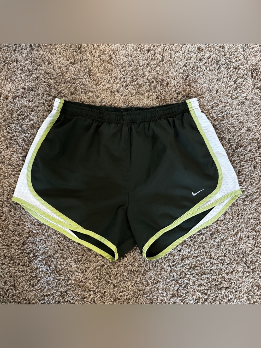 Green Nike Athletic Shorts